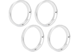 UNIFIZZ 4 anelli di centraggio per mozzo auto, in lega di alluminio, da 65,1 a 57,1 mm, distanziatori