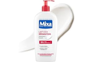 Mixa Cica Repair+ Mocznik do ciała Balsam do ciała o bardzo suchej skórze z 5% [Mocznik + Panthenol] - wygładza, zmniejsza szorstkość i łagodzenie. Odpowiedni dla skóry wrażliwej 400 ml.
