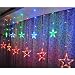 Produktbild Forepin® Led Sterne Lichterkette für Zuhause Innen Außen Dekoration Party Deko - Bunt