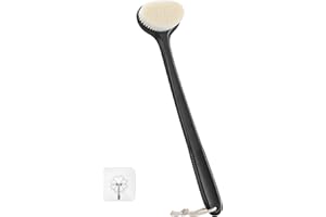 ROLIZOE Tylna szczotka prysznicowa - czarna