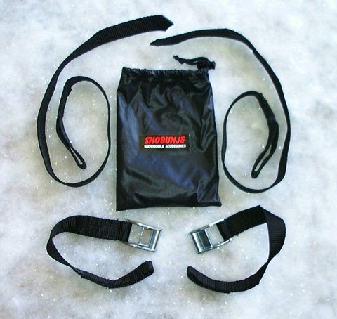 Preisvergleich Produktbild Snobunje Tow Sled Towing Kit - Black