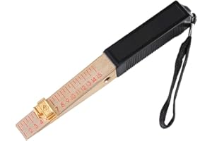 LADIESHOW Righello tecnico, spessimetro nonio a forma di cuneo 1-15 mm Strumento di misurazione della planarità per l'ispezione tecnica della casa(Precision:0.5mm)