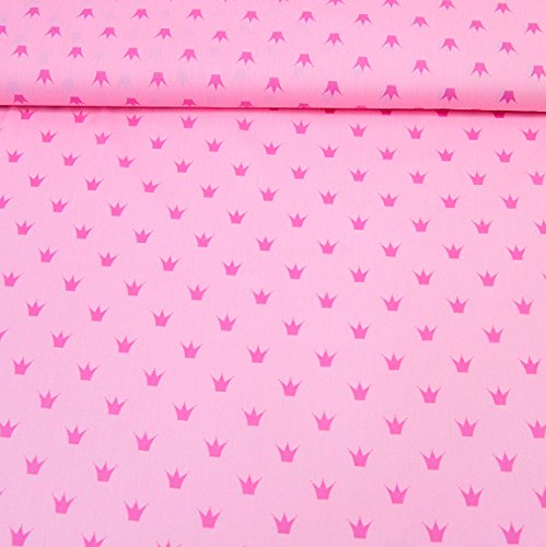 Baumwoll-Stoff "Antonia - Krone" aus 100% Baumwolle / Kinder-Stoff / Öko-Tex / Meterware ab 50cm / ZX-3-10