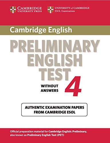 Cambridge preliminary english test student's book per le scuole superiori: cambridge preliminary english test 4 studen