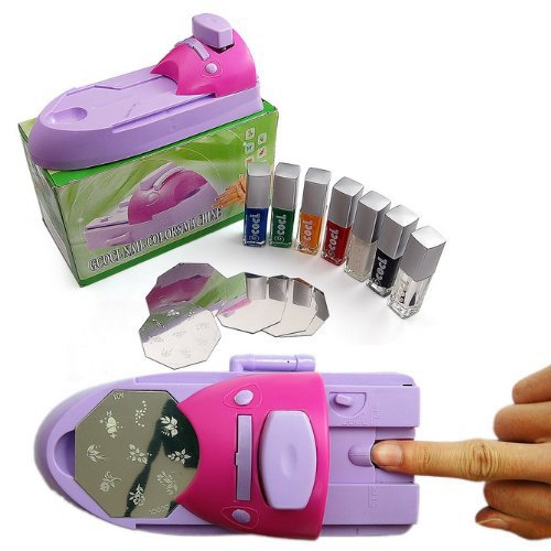 SODIAL(R) DIY Printing Nail Art Stamper Kit Printer Machine