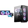 MSI MAG CORELIQUID C240 Kit Watercooling CPU, Tête Waterblock ARGB Spectaculaire & Intel & MPG GUNGNIR 110R 'G110R' Ordinateu
