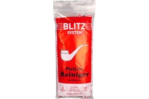 denicare 5 X Blitz Bürsten-Pfeifenreiniger, rot/weiß, HEIM, Unscented, Brush-Type Drain Cleaner, 5 x 80 Stück, Konische Rohrreiniger mit Pinsel, Solid
