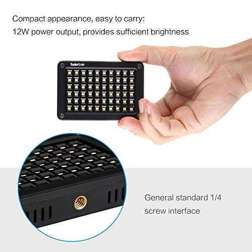 Koolertron Lampe de Cam  ra 60 LEDs Haute Puissance Lumi  re de Vid  o Eclairage pour Appareils photo reflex SLR Canon  Nikon  Pentax  Panasonic SONY  Samsung Olympus etc 