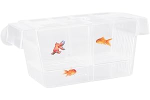 DURONGE Fischzuchtbox, Ablaichkasten Aquarium, Acrylic Laichkasten für Aquarium, Aquarienfischzuchtbecken, Acryl-Fischisolationsbox mit Saugnäpfen, für Babyfische, Clownfische und Guppy