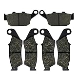  ahl-kit Motorrad Bremsbeläge für Honda XL600 VV VW VX Transalp 1997 - 1999/XL650 Vy v1-v7 Transalp 2000 - 2007/XRV750 P R S T V W x Y Africa Twin 1994 - 2003 Semi-metallisch