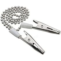 3 Clip Per Tovaglioli Con Catena Acciaio - Portatovaglioli Per Adulti E Bambini - Foto 5