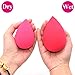 Dolovemk® | Extra Large Beauty Egg Blender Makeup Sponge Face Foundation Blending Puffs, Height:8.5cm(Dry)/10cm(Wet) (Rose)