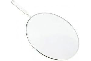 Metaltex 206129 Splash Guard Fritto, 29 cm, tinned, Blanc