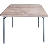 Depolife Practical Folding Foot Kitchen Dining Table Balcony Study Picnic Table 60X90Cm Walnut