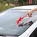 Produktbild Glas Fenster Wischer Scheibenwischer Seifenreiniger Rakel Home Dusche Badezimmer Spiegel Auto Blade (Red)