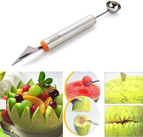 Fruit Vegetable Carving Tools Melon Scoops Ballers Stainless Steel Kitchen Ac...