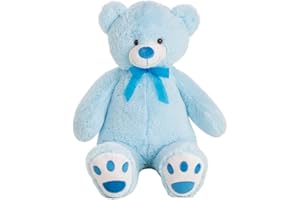 CREACIONES LLOPIS Oso de Peluche Azul de 100 cm