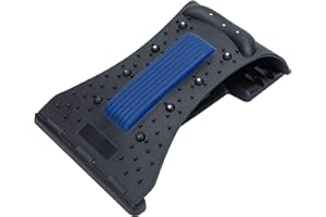 DECENTRALAND Schwarz und blau Nackenschmerzen Linderung, Nackenstrecke, Nackenstrecke Einstellbare magische Zervixkissen Hals und Schulter Relaxer