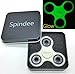 Produktbild Spindee Glow In Dark Tri Fidget Spinner - Prime Anti-Angst Stress Relief Spielzeug - Ultra Fast & Durable High Speed Keramik Lager für 2-3 Minuten Spins, Lernen Hand Spinning Tricks! Gadget hilft Fokus Aufmerksamkeit bei Erwachsenen und Kindern mit Autismus, ADHD, SEN, Tourette's.
