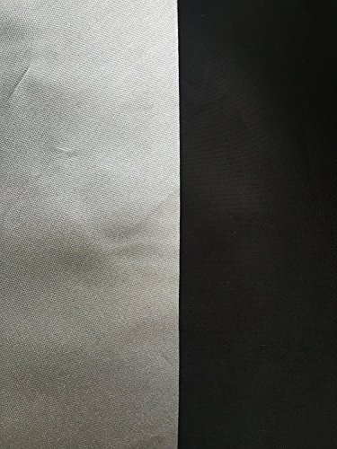 do4u Schatten Tuch Stoff wasserdicht Blackout UV-Schutz wasserabweisend Gewebe Ultra Leicht, (5 Meter) schwarz - 3