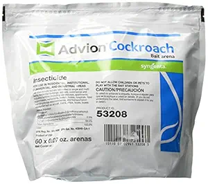 Syngenta advion Control Roach Bait Stations 60 Stations 765166, Pack of 1