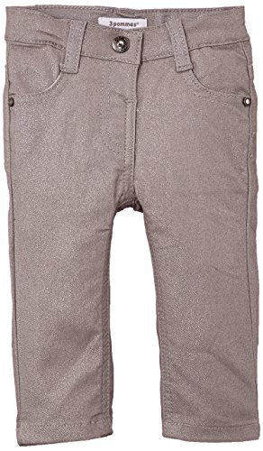 3Pommes Baby Girls 0-24 Months Jeans, Grey, 18-24 Months (Manufacturer Size:18 Months)