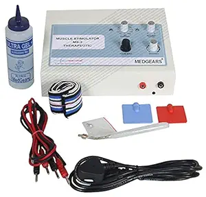 MEDGEARS MS-2 Machine Muscle Stimulator Machine Galvanic Stimulation Machine with One Year Warranty
