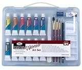 Royal &amp; Langnickel Essentials Clear View Small Case Watercolour Art Set (Home)