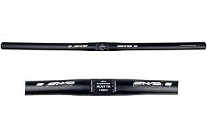 BNVB Guidon de vélo 31.8MM/25.4MM Aluminium Alliage Relevé Guidon Cintre VTT et vélos de Route