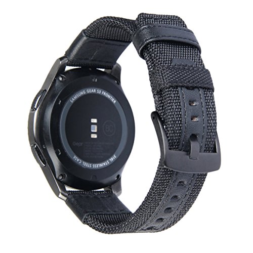 Gear S3 Classic Uhrenarmband / Gear S3 Frontier Ersatz Riemen, V-MORO 22mm Premium Woven Nylon Ersatzband Armband für Samsung Gear S3 Classic Gear S3 Frontier Sport Smartwatch - 4