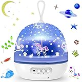 【360 ° -Drehung】: Der Star Night Light Projector kann um 360 ° gedreht werden. Entweder Sie möchten, dass er dynamisch rotiert oder statisch wird. Drücken Sie einfach die Lichtrotationstaste. Der rotierende Sternenhimmel wird Ihre Kinder glücklich machen.
