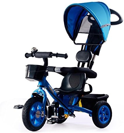 Baby Bike Children Tricycle Pedal Bicycle ( Color : Blue , Style : Titanium empty wheel )