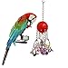 Produktbild Vogel Spielzeug,Dairyshop Pet Bites Papagei Vogel Aufstieg Chew Spielzeug Bell Swing Cage Hanging Cockatiel Parakeet, Kunststoff + Acryl