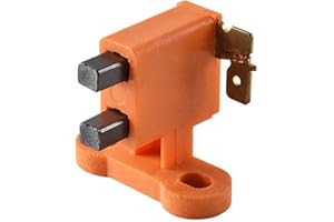 EPHEYFIF Elektrischer Kupferkohlebürstenhalter - Generatorzubehör für 2-3KW und 5-8KW Benzin-Generatoren, komplette Kohlebürstenmontage mit Regler
