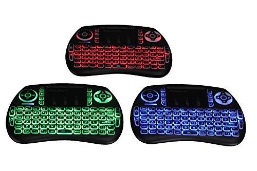 Preisvergleich Produktbild Tastatur Griff drahtlose Hintergrundbeleuchtung Mini wireless Touch Screen Tastatur Griff Office und Spiele Windows, Android, Google, Smart TV, Linux, Mac OS