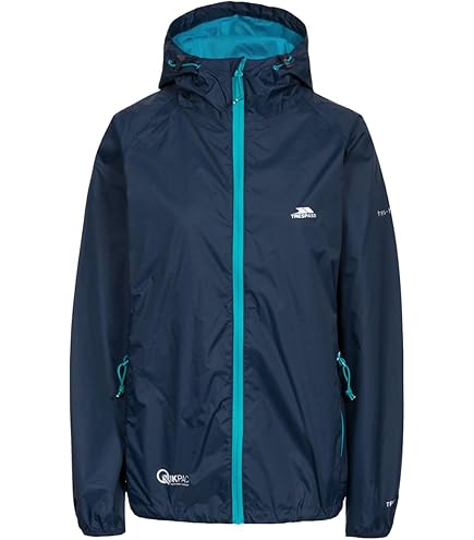 Trespass Compact oprolbare Qikpac regenjas voor dames (1 stuk Trespass Compact oprolbare Qikpac regenjas voor dames (1 stuk