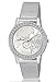 Decode Analogue Silver Dial Womens & Girls Watch-501 Silver Gems Studded RS.359.00
