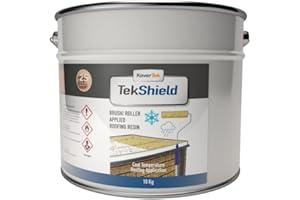 FOXCUP KoverTek TekShield Roofing GRP Polyester Resin 10kg (with 200g Catalyst)