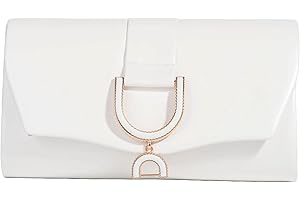 MICHELLE MOON - Pochette Donna Elegante per Matrimoni, Feste ed Eventi | Clutch con catena Tracolla, Ideale come Borsa Elegante Donna Cerimonia con Glitter o Borsa a Mano Donna per Occasioni Speciali