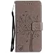 Produktbild Nancen Compatible with Handyhülle Galaxy Xcover 4 sm-g390f (4,99 Zoll) Flip Schutzhülle Zubehör Lederhülle mit Silikon Back Cover PU Leder Handytasche im Bookstyle Stand Funktion