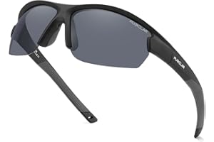 PUKCLAR Polarised Sports Sunglasses for Men Women Cycling Glasses UV400 Protection Sun Glasses For Running Driving Fishing Travel
