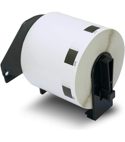 BETCKEY - 6 Rollos de DK-22210 Cinta Continua de Papel Térmico BETCKEY - 6 Rollos de DK-22210 Cinta Continua de Papel Térmico