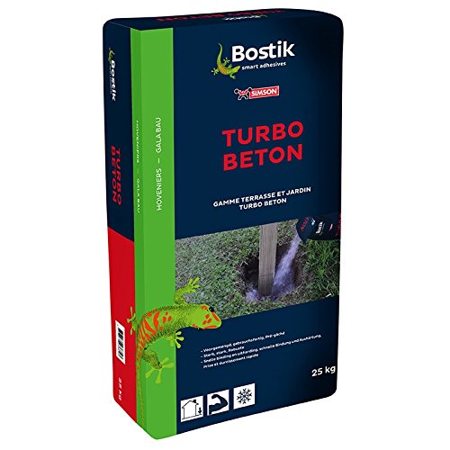 Preisvergleich Produktbild Bostik Turbo Beton Ruck Zuck Gartenbau Beton 25kg Sack grau
