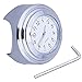 Produktbild Honeyhome Motorrad DIY Universal Motorraeder Lenkeruhr fuer Harley 25/22MM 7/8 " Lenker wasserdichte Uhren Aluminium Farbe weiss
