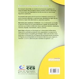 Ejercicios para mantener el intelecto 1 (Mayores)