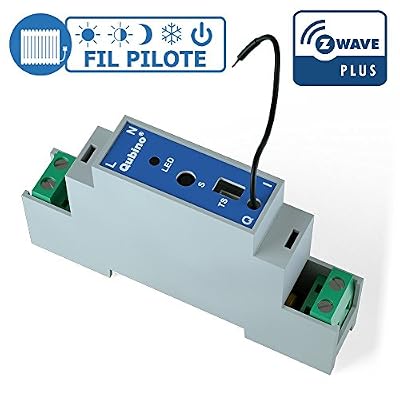 Qubino Module rail DIN Fil Pilote Z-Wave Plus - Qubino