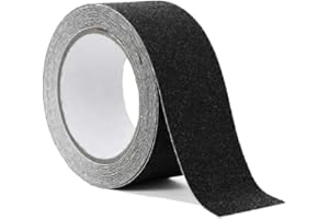 AISEY Anti slip Grip Tape for Skateboard Outdoor Waterproof, Non Slip Tape 5cm x 5M, Black