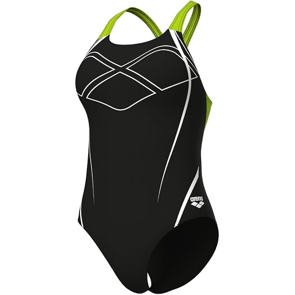 Maillot De Bain Arena Femme Swim Pro Back - Dos Graphique - Polyester Recyclé - Résistant Chlore UPF50+