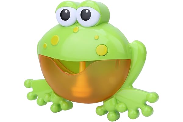 Fabater Elektrisk Frog Bubble Machine Leksak med Musik för Badtid, Förälder-Barn Interaktiv Badleksak för Barn i åldern 18+ M
