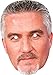 Price comparison product image Paul Hollywood Celebrity Face Mask with elastic string attachment and cut out eyes